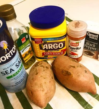 SWEET POTATO FRIES INGREDIENTS