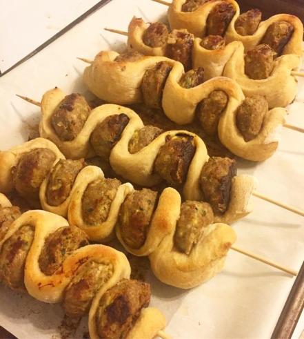 meatball subs on a stick
